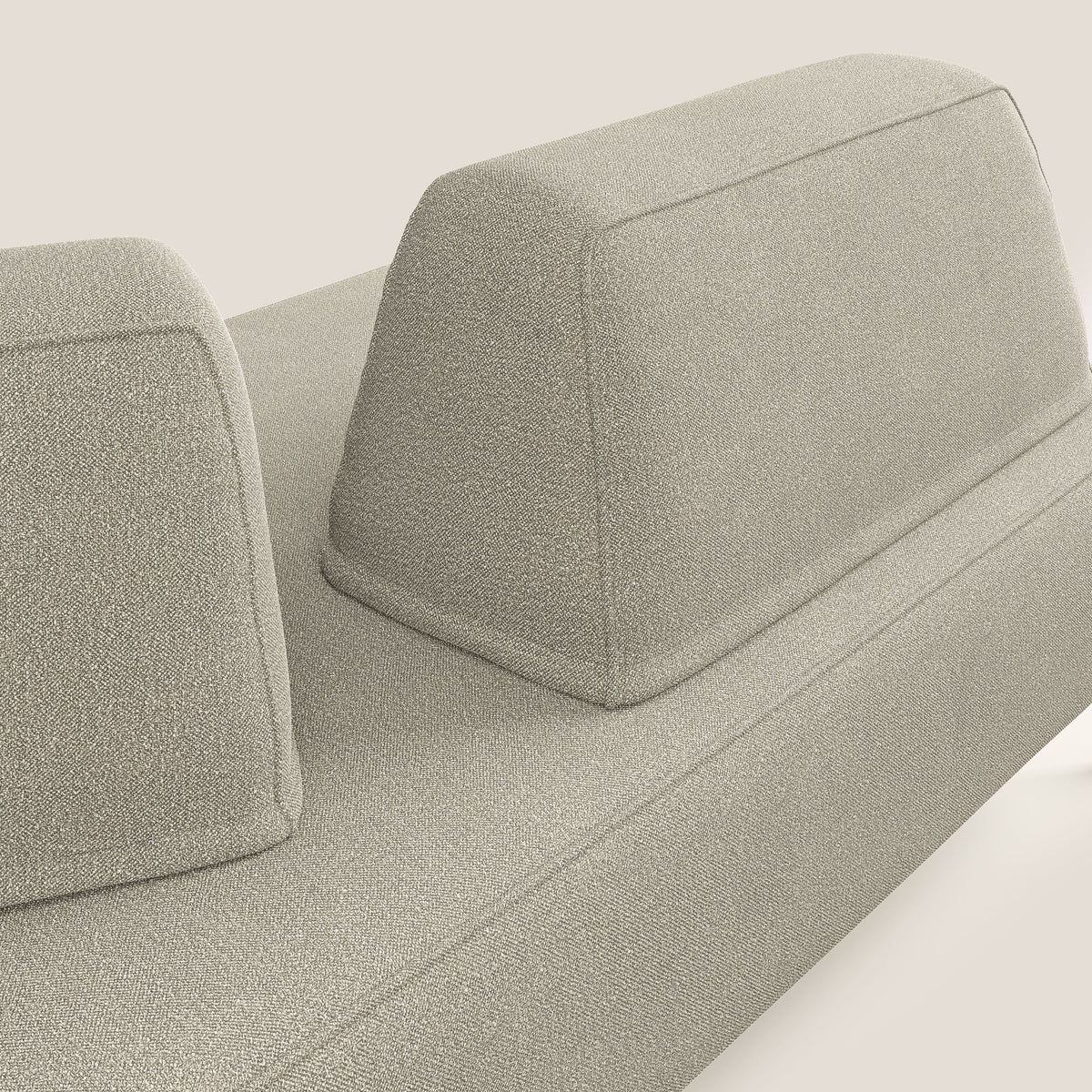 Newton divano modulare con schienali movibili T07 beige - divitt.sbs