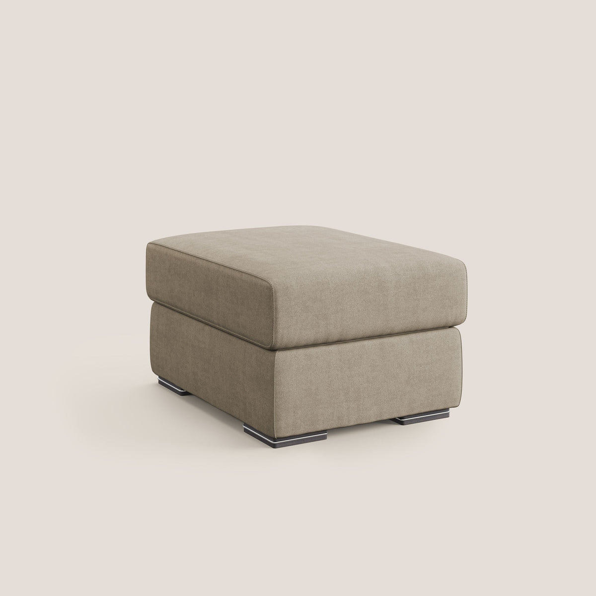 Sun pouf apribile contenitore in tessuto impermeabile T02 beige - divitt.sbs
