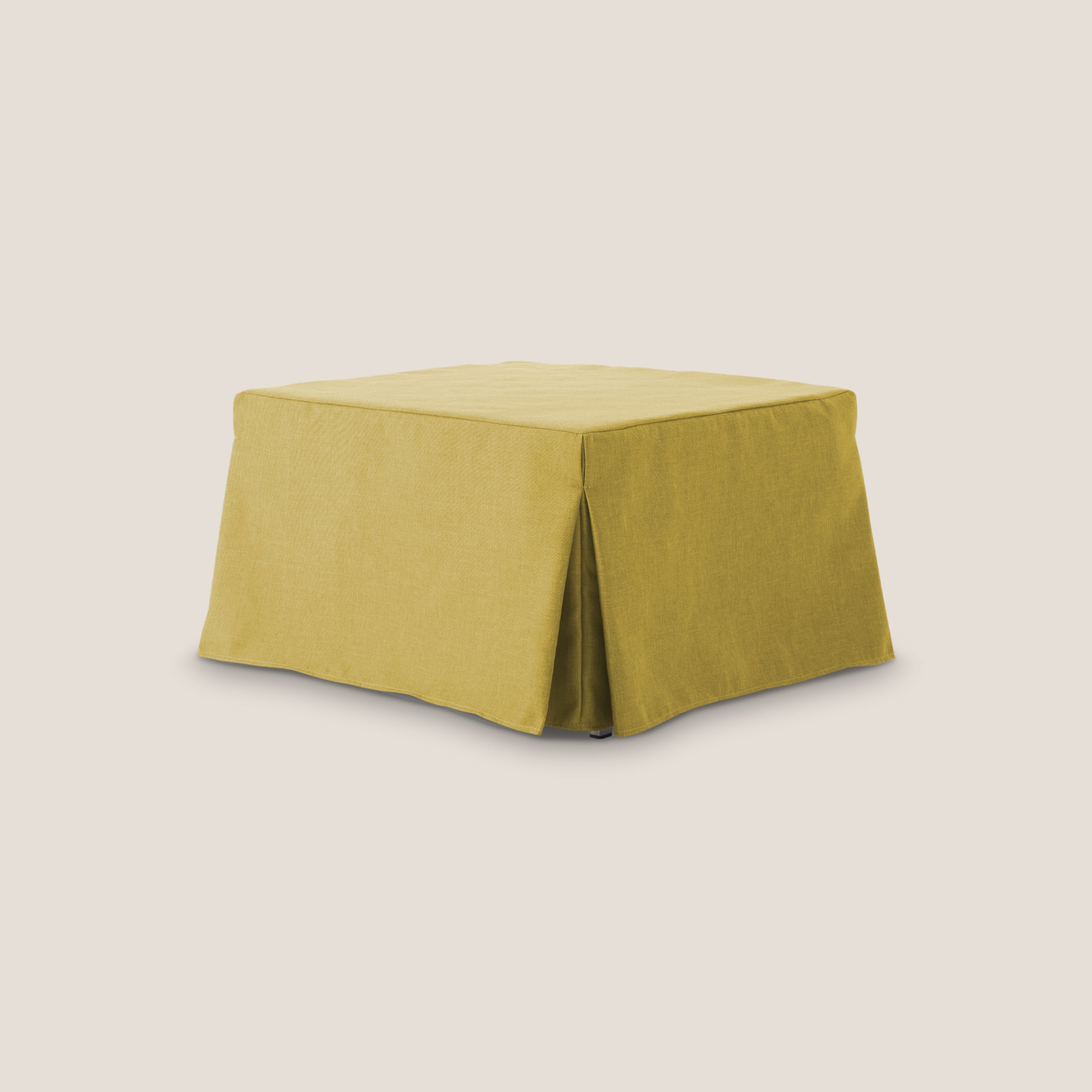 TIP-TOP Pouf LETTO in TESSUTO impermeabile T13 giallo - divitt.sbs