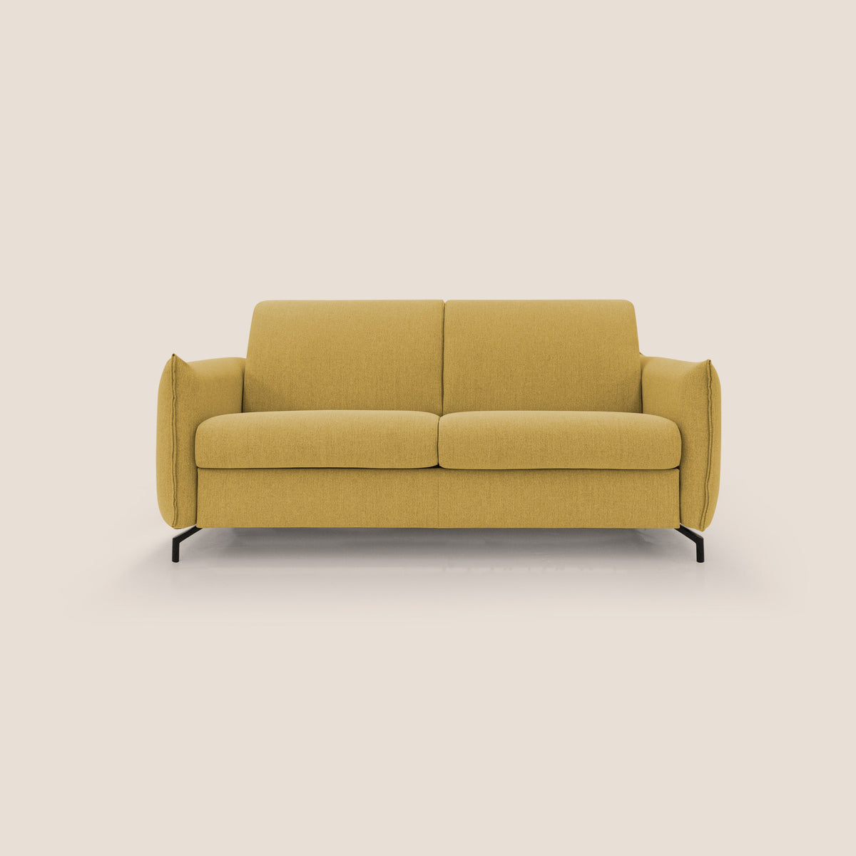 Scarlet divano letto in tessuto misto cotone impermeabile T19 giallo - divitt.sbs
