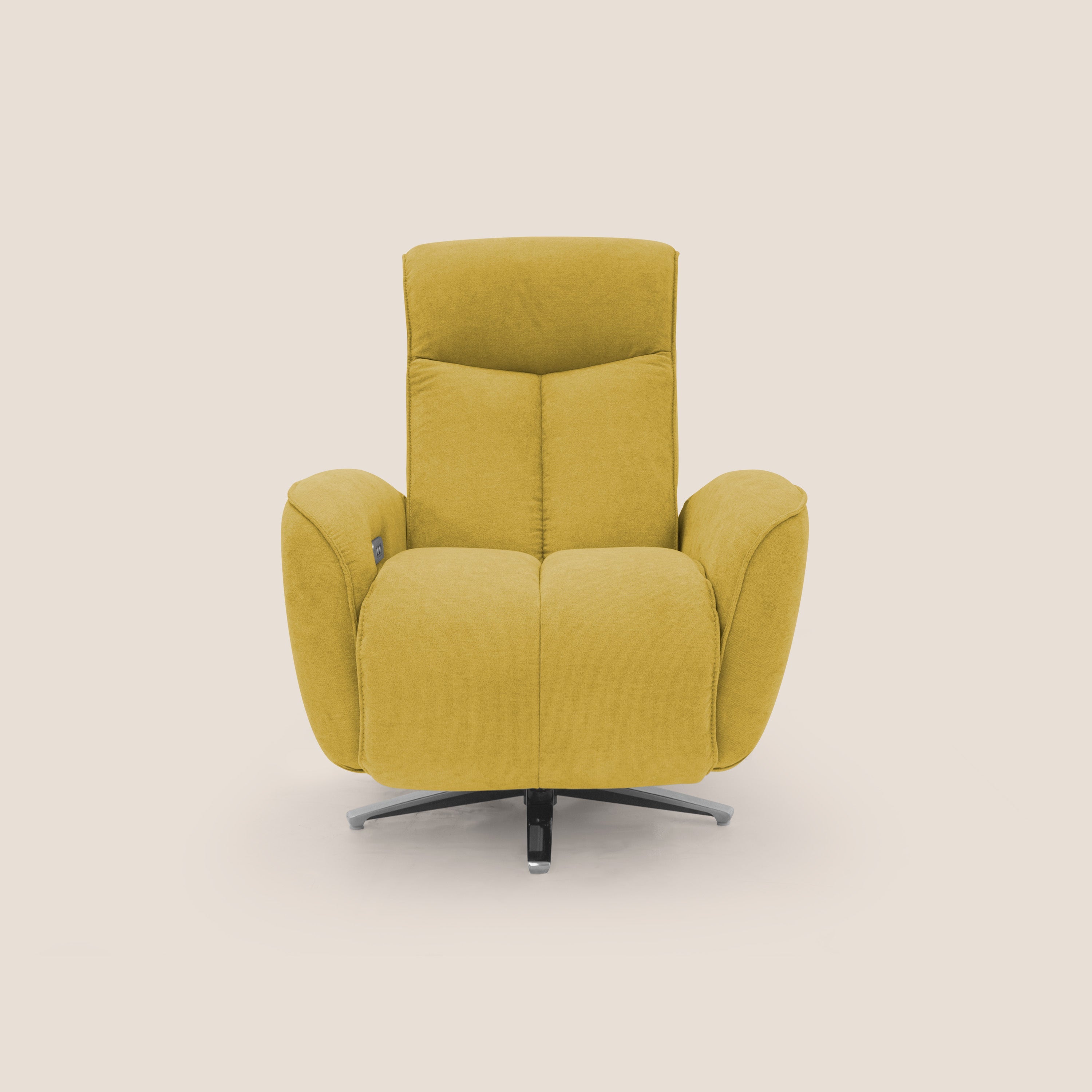 EVA Poltroncina RELAX in morbido tessuto impermeabile T02 giallo - divitt.sbs