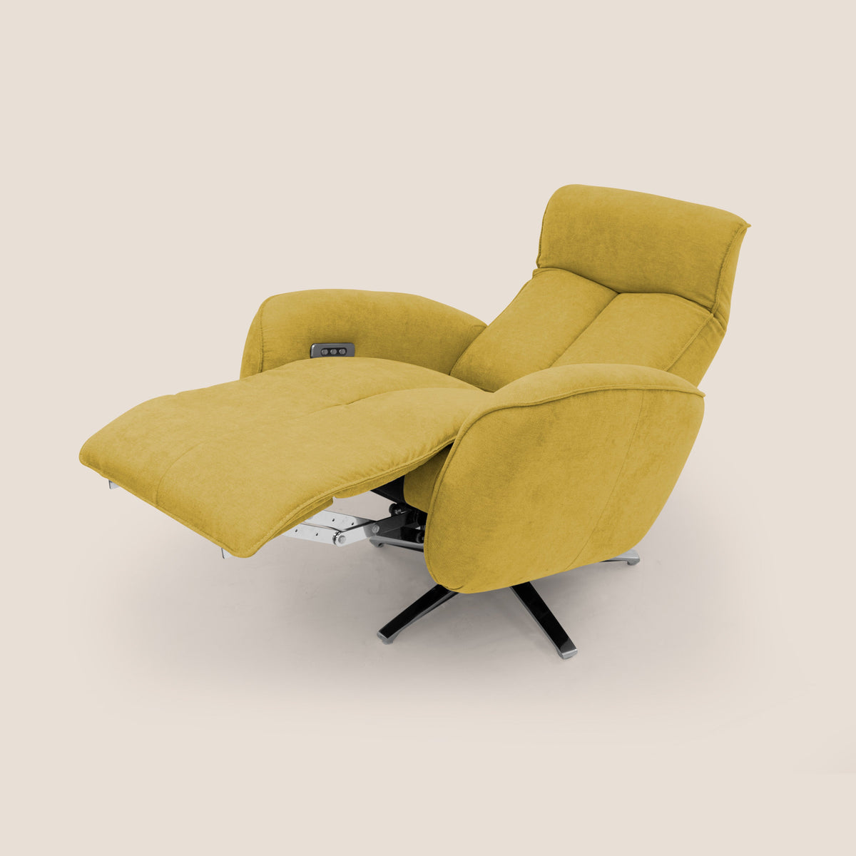 EVA Poltroncina RELAX in morbido tessuto impermeabile T02 giallo - divitt.sbs
