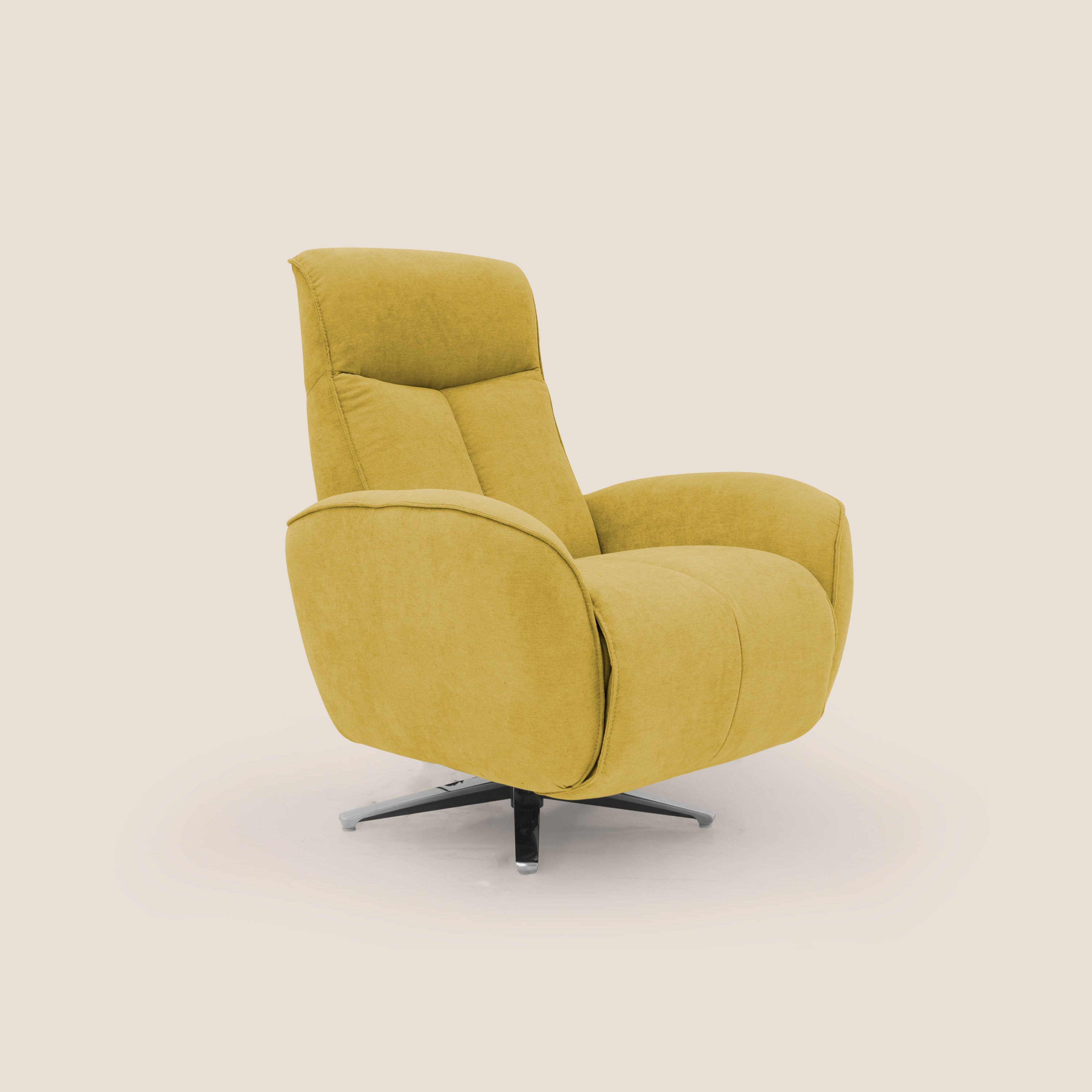 EVA Poltroncina RELAX in morbido tessuto impermeabile T02 giallo - divitt.sbs