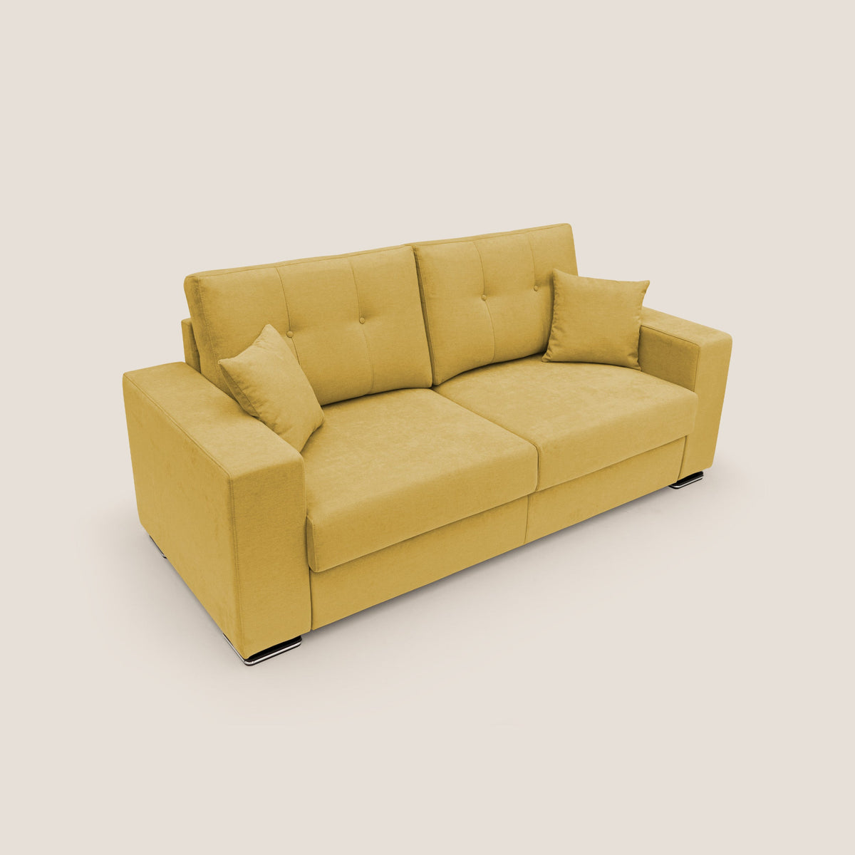Giove divano in morbido tessuto impermeabile T02 giallo - divitt.sbs