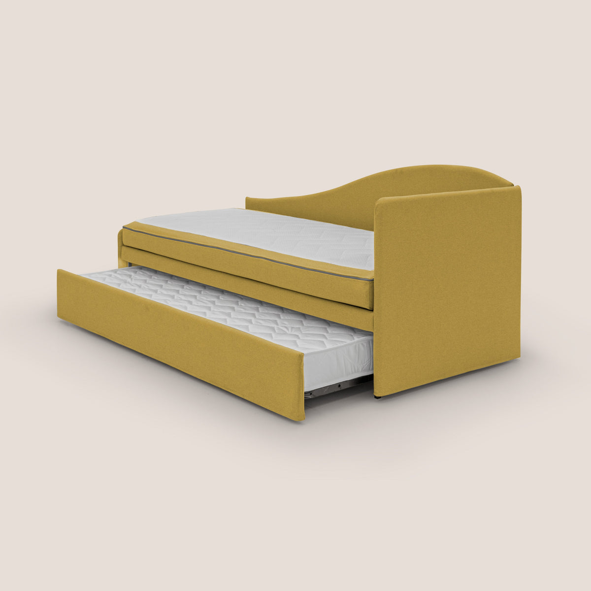 Nolo Divano duplex con doppio letto in tessuto simil cotone impermeabile T13 giallo - divitt.sbs