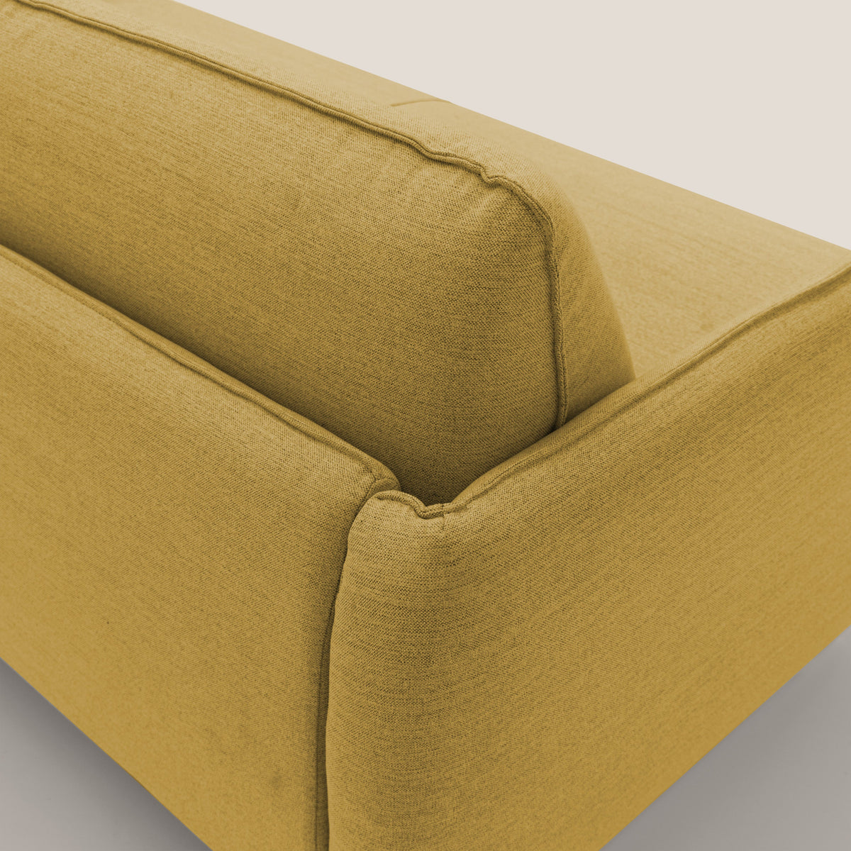 Texas Divano letto matrimoniale moderno in tessuto impermeabile T19 giallo - divitt.sbs