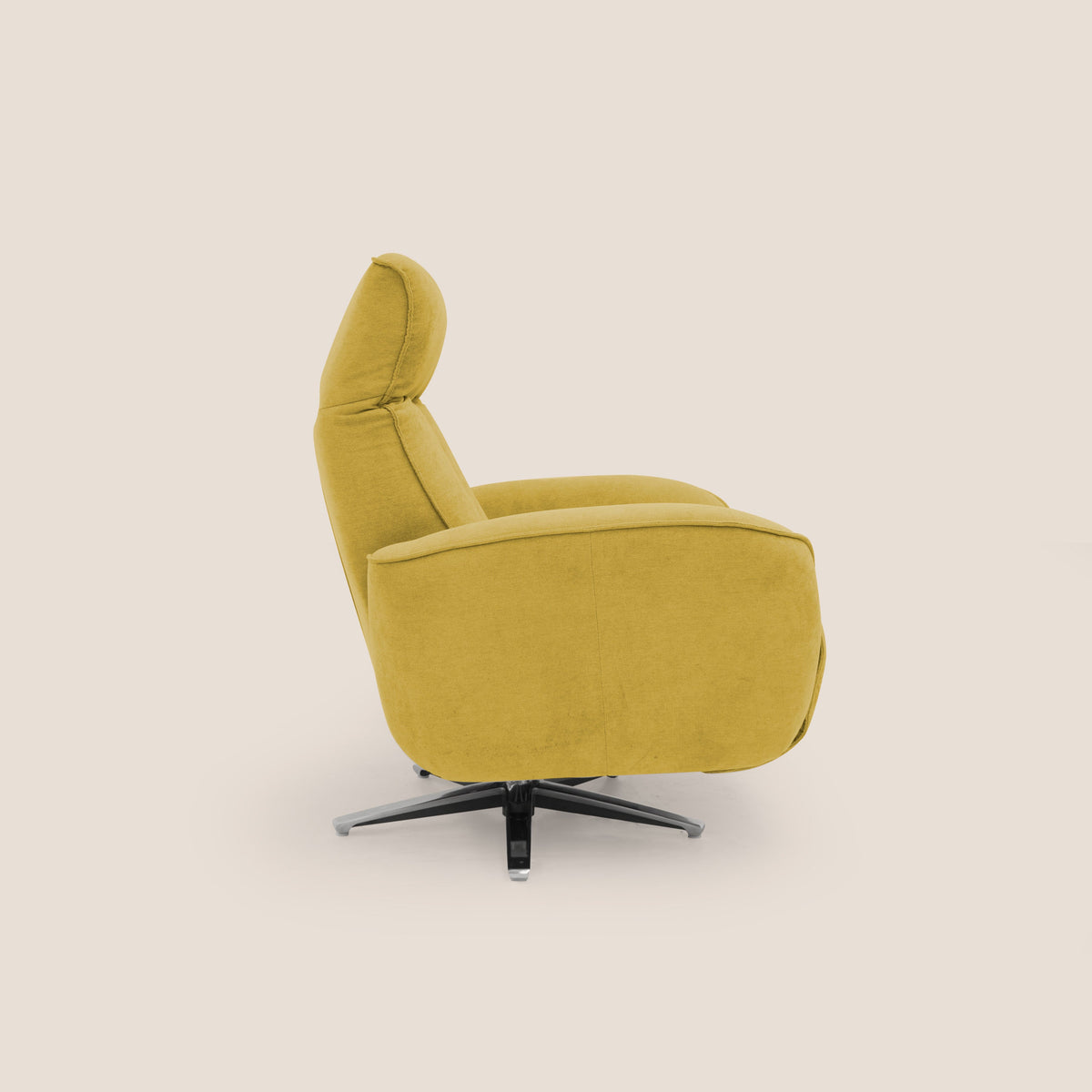 EVA Poltroncina RELAX in morbido tessuto impermeabile T02 giallo - divitt.sbs