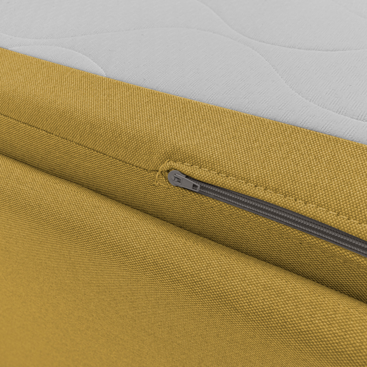Tortona Divano duplex con doppio letto in tessuto simil cotone impermeabile T13 giallo - divitt.sbs