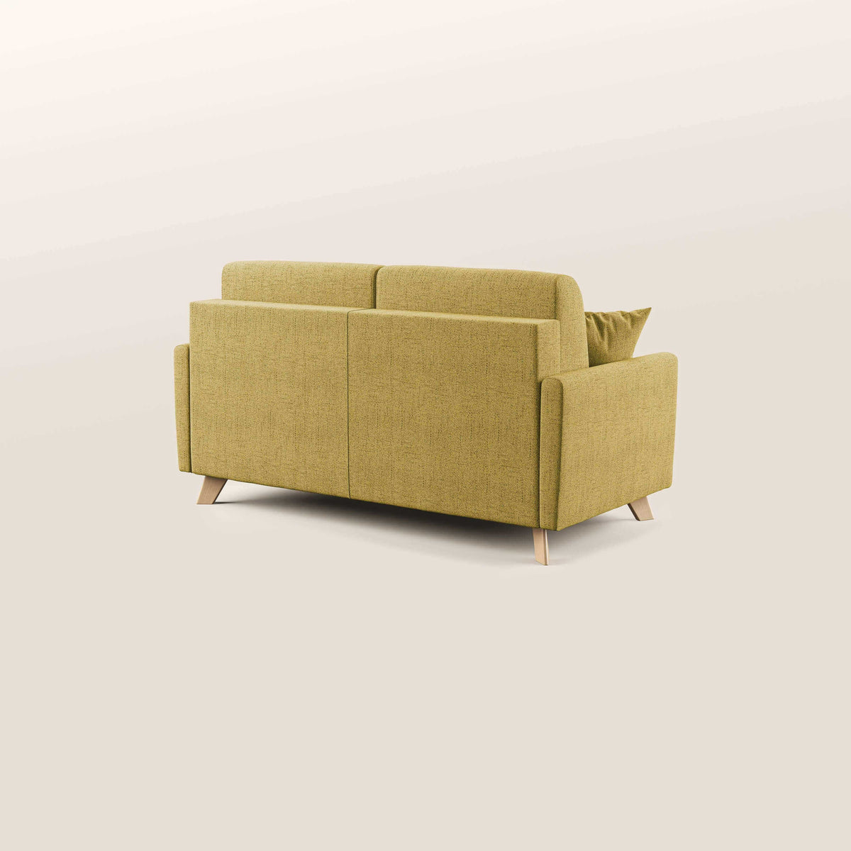 Edgar divano letto matrimoniale in tessuto felis impermeabile T03 giallo - divitt.sbs
