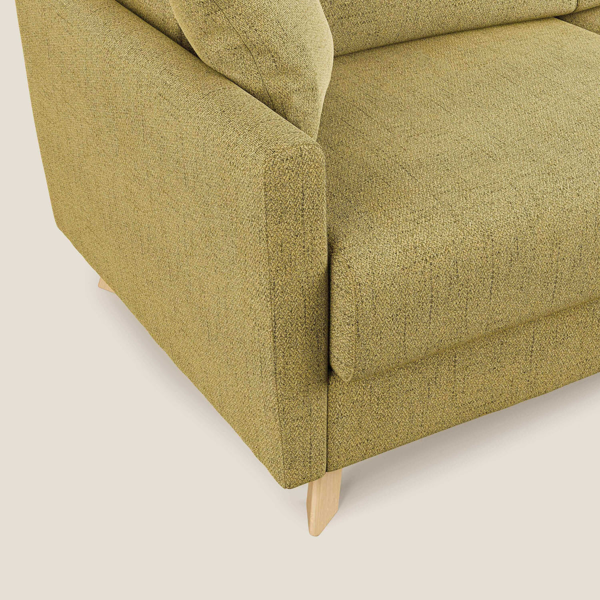 Edgar divano letto matrimoniale in tessuto felis impermeabile T03 giallo - divitt.sbs