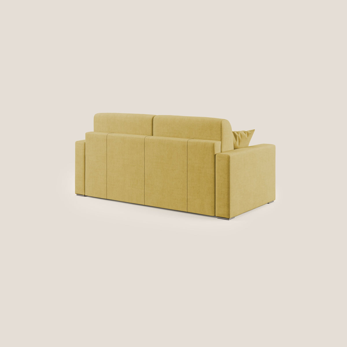 Best Divano letto matrimoniale in tessuto impermeabile T02 giallo - divitt.sbs