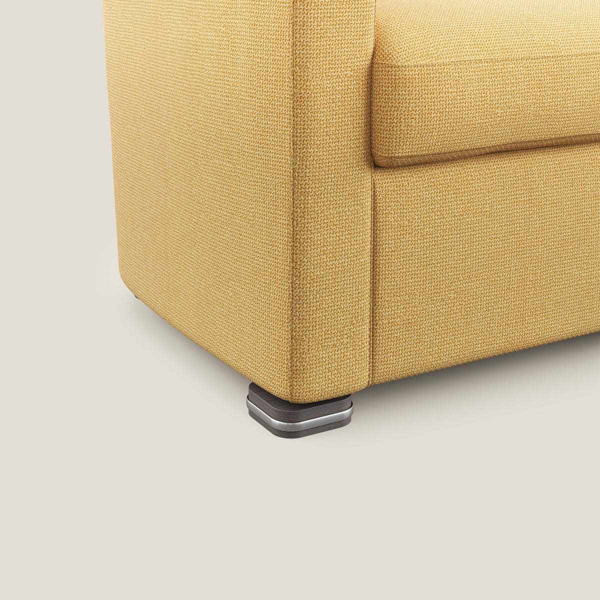Cloe Poltroncina in tessuto smacchiabile con acqua QuickClean T08 giallo - divitt.sbs