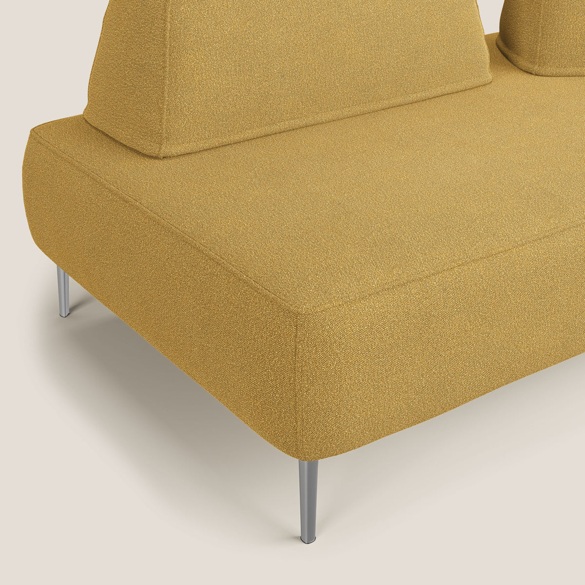 Newton divano modulare con schienali movibili T07 giallo - divitt.sbs