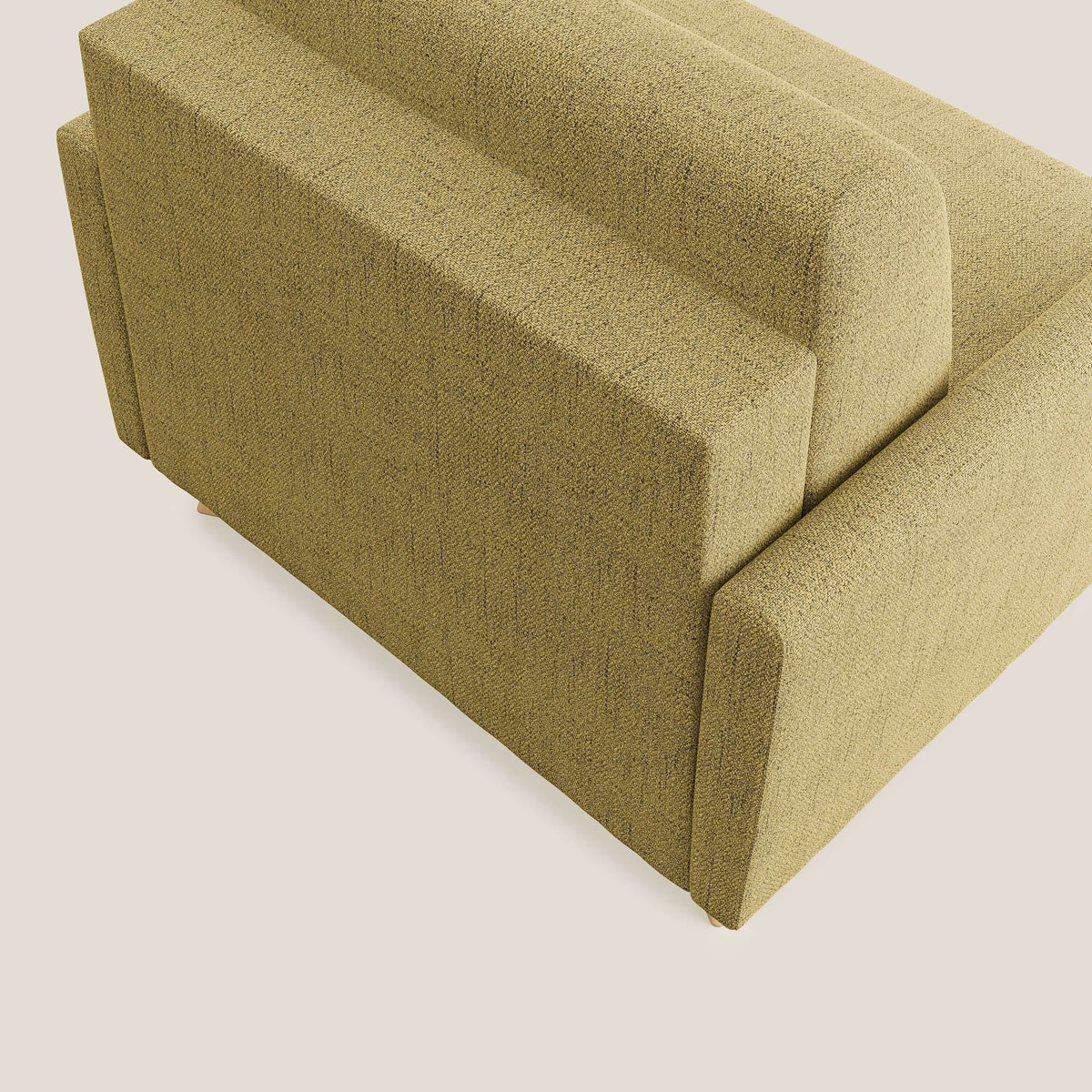 Edgar poltrona letto in tessuto felis impermeabile T03 giallo - divitt.sbs