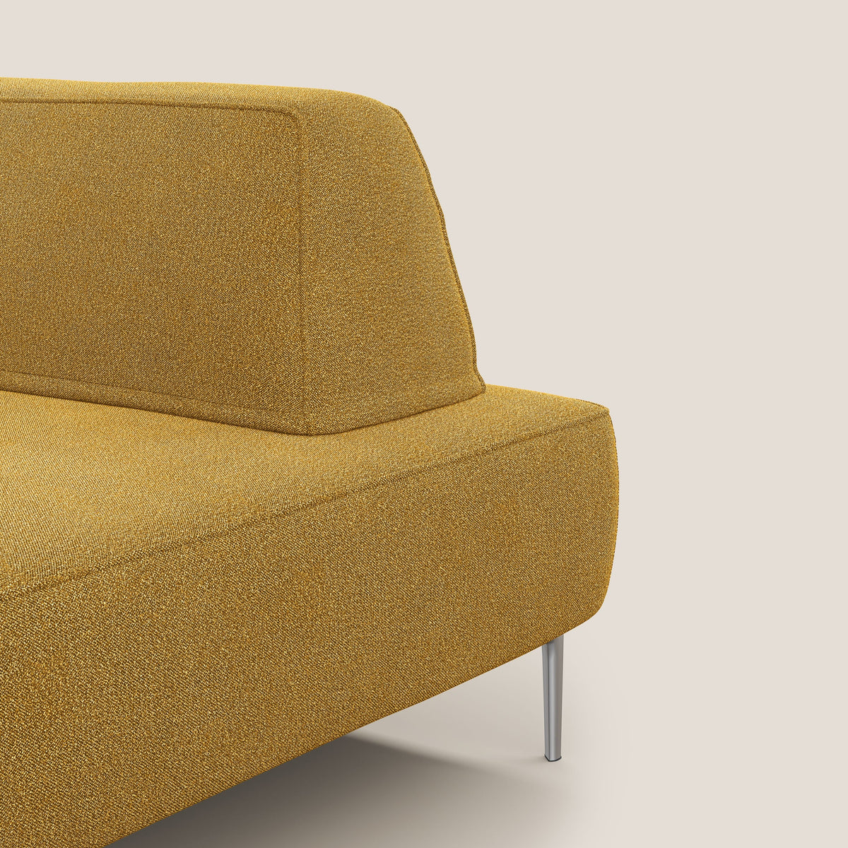 Newton poltrona modulare con schienali movibili T07 giallo - divitt.sbs