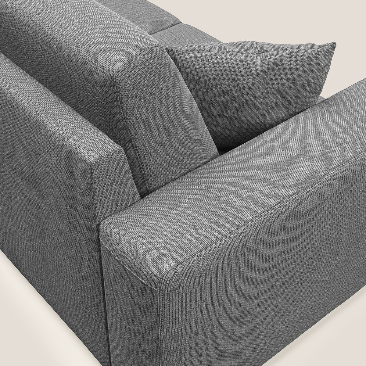 Marte divano in tessuto smacchiabile impermeabile T08 grigio - divitt.sbs