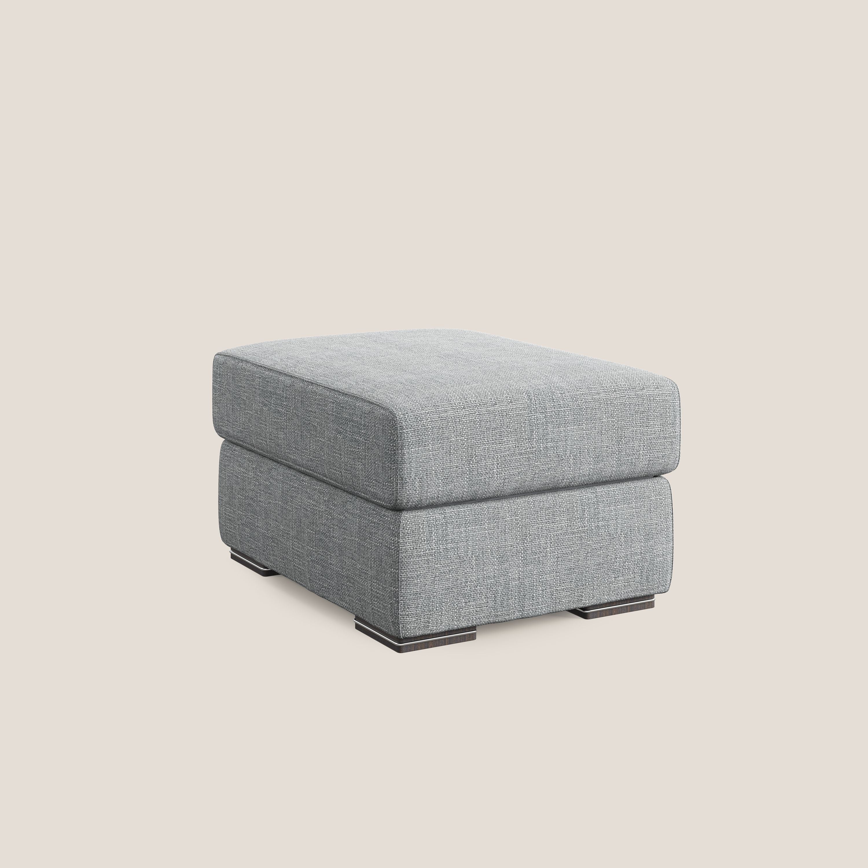Sun pouf apribile contenitore in tessuto impermeabile morbido intreccio T06 grigio - divitt.sbs