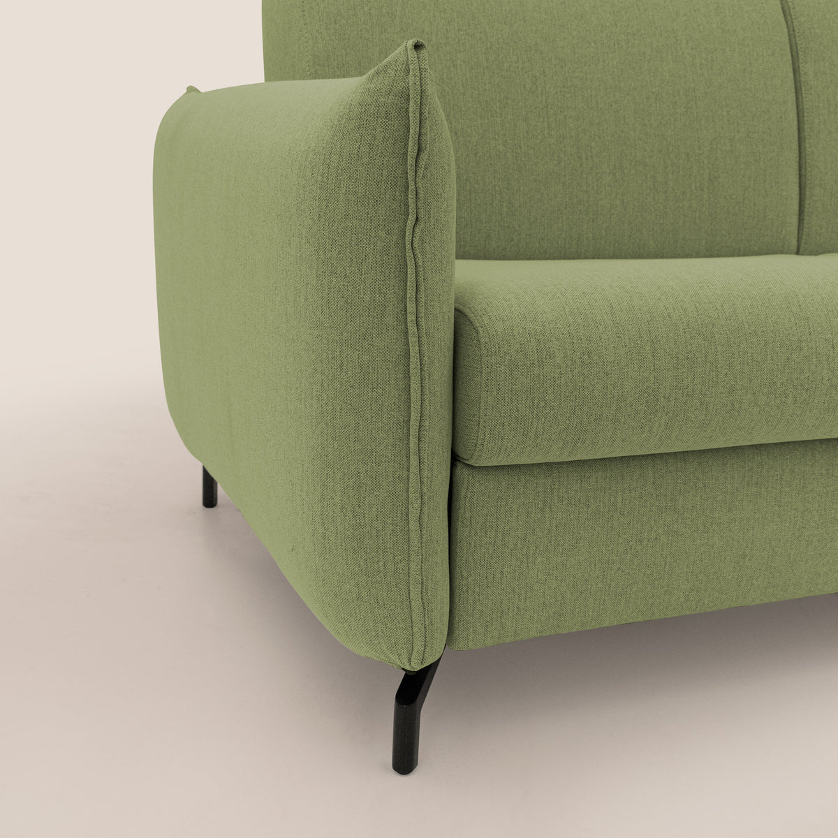 Scarlet divano letto in tessuto misto cotone impermeabile T19 verde - divitt.sbs