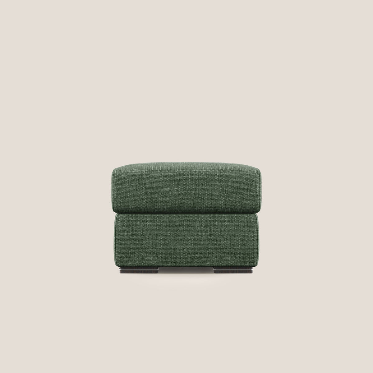 Sun pouf apribile contenitore in tessuto impermeabile morbido intreccio T06 verde - divitt.sbs