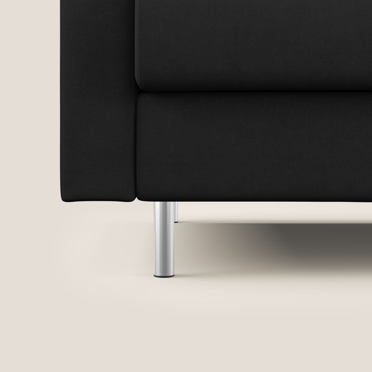 Megan divano letto matrimoniale in microfibra smacchiabile T11 nero - divitt.sbs