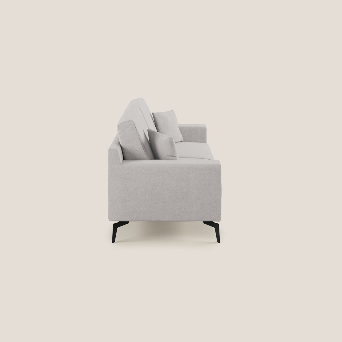Prestige divano moderno in microfibra smacchiabile T11 grigio chiaro - divitt.sbs