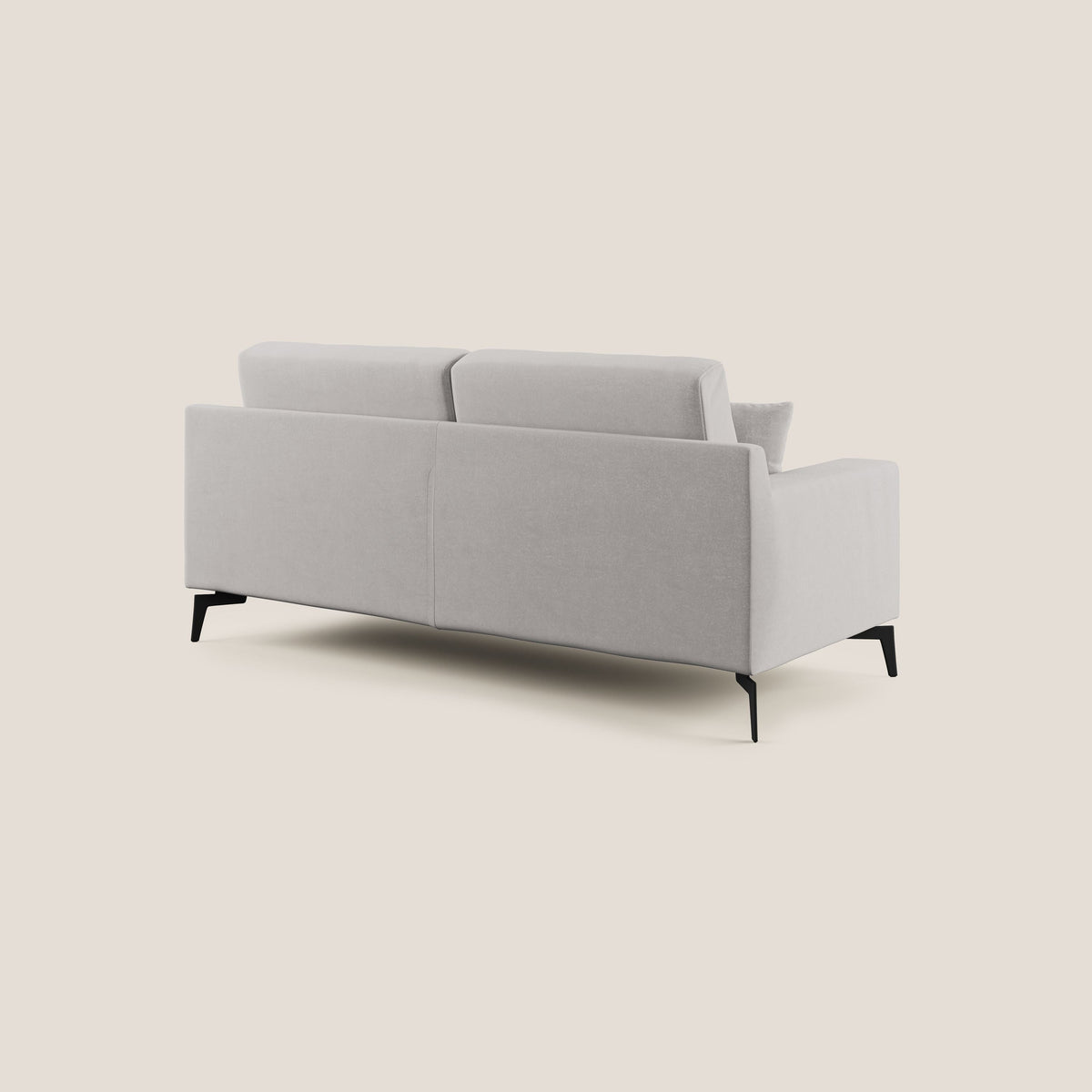 Prestige divano moderno in microfibra smacchiabile T11 grigio chiaro - divitt.sbs