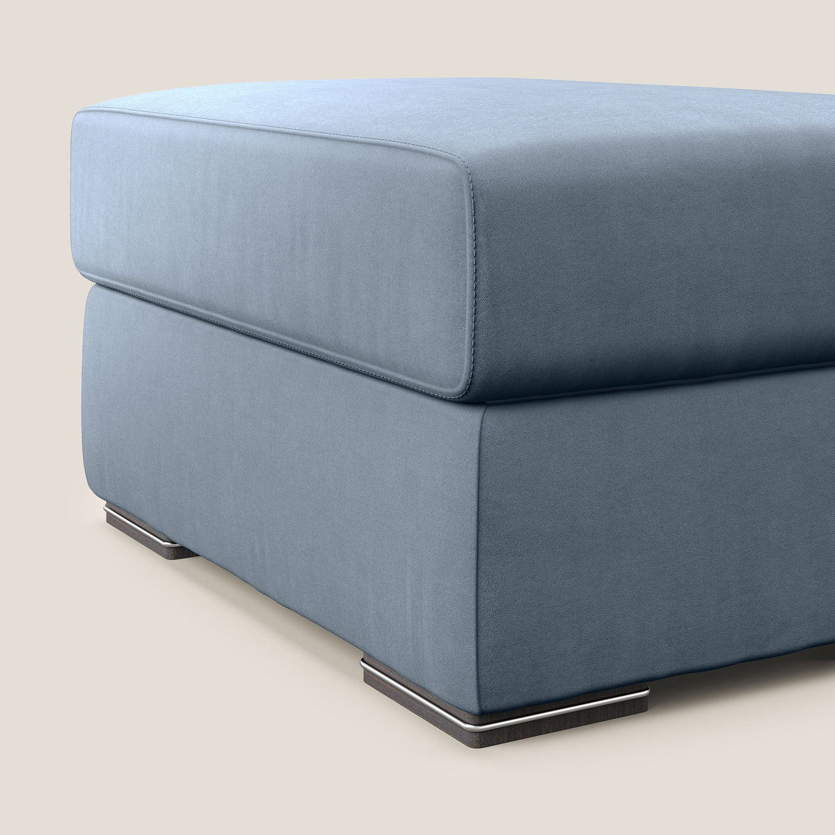 Sun pouf apribile contenitore in microfibra smacchiabile T11 carta da zucchero - divitt.sbs