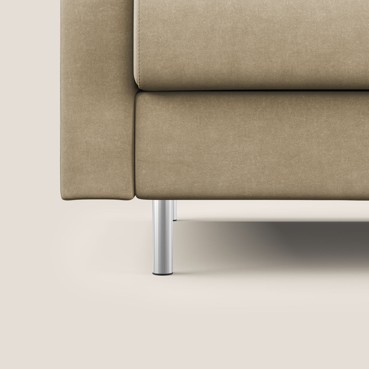 Megan divano letto matrimoniale in microfibra smacchiabile T11 beige - divitt.sbs