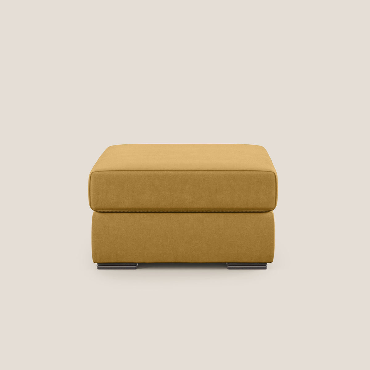 Sun pouf apribile contenitore in microfibra smacchiabile T11 giallo - divitt.sbs