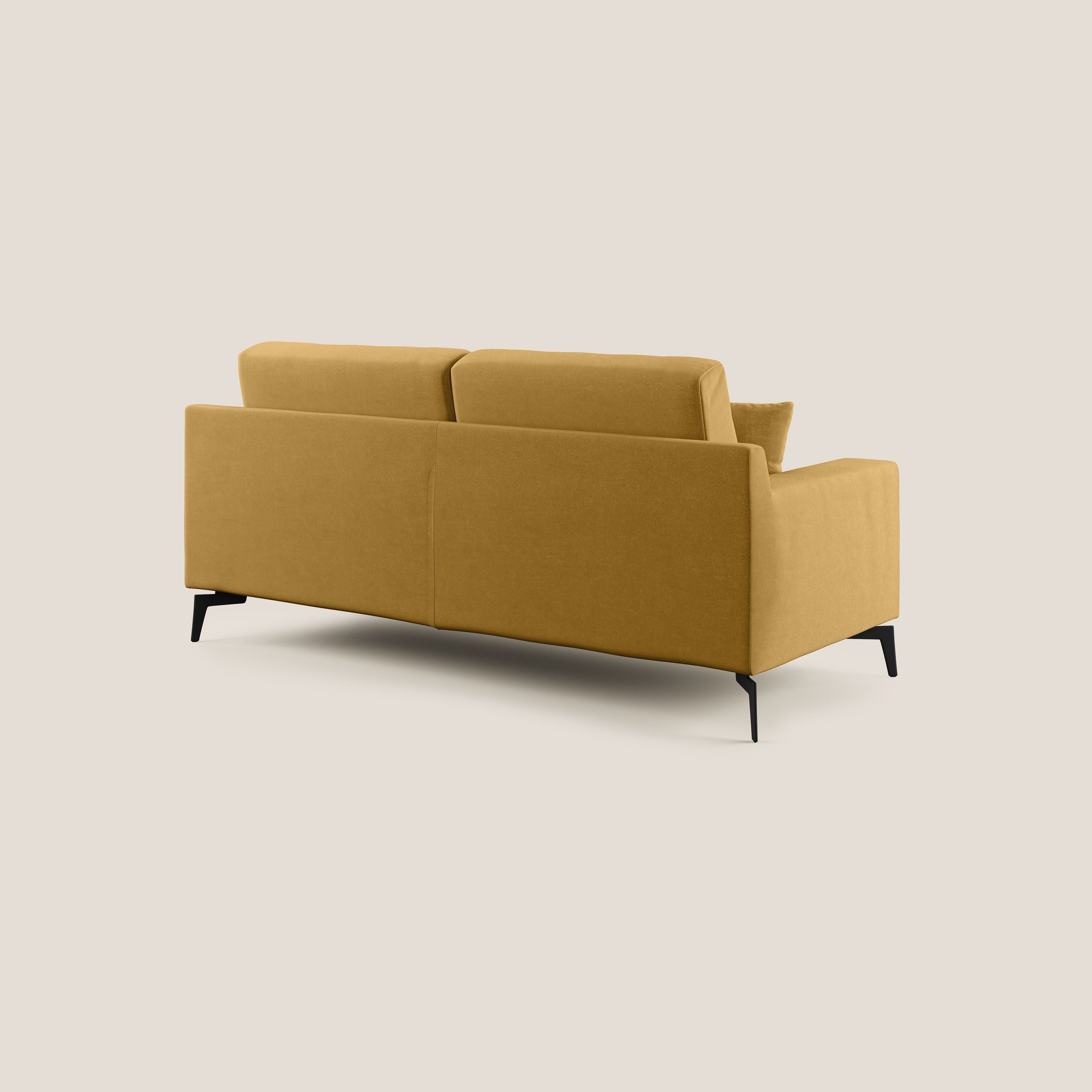 Prestige divano moderno in microfibra smacchiabile T11 giallo - divitt.sbs