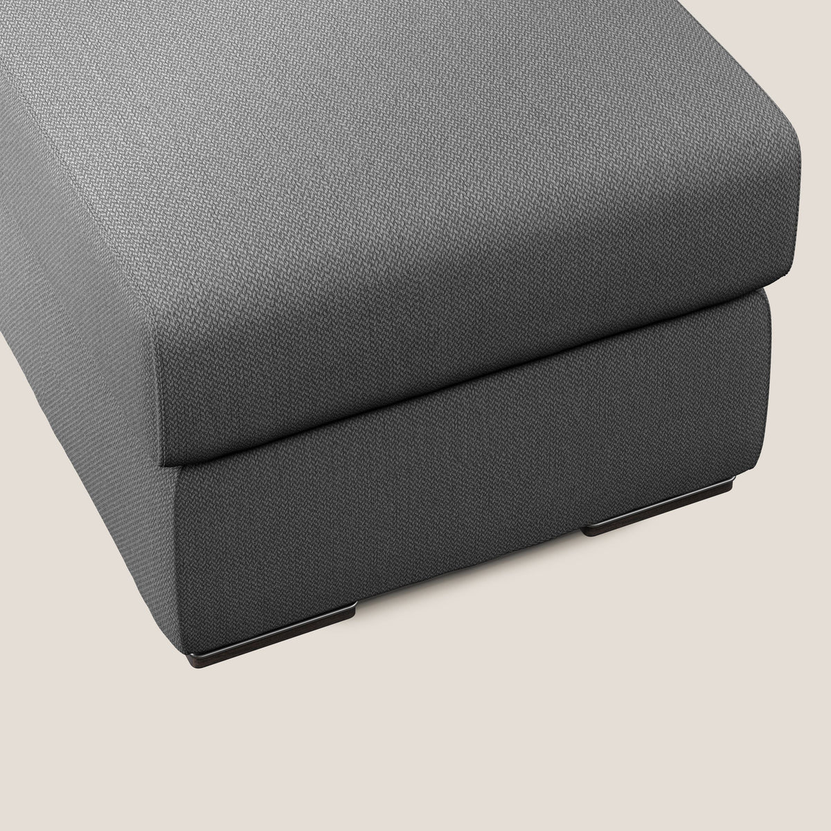 Sun pouf apribile contenitore in tessuto smacchiabile ad acqua T05 antracite - divitt.sbs
