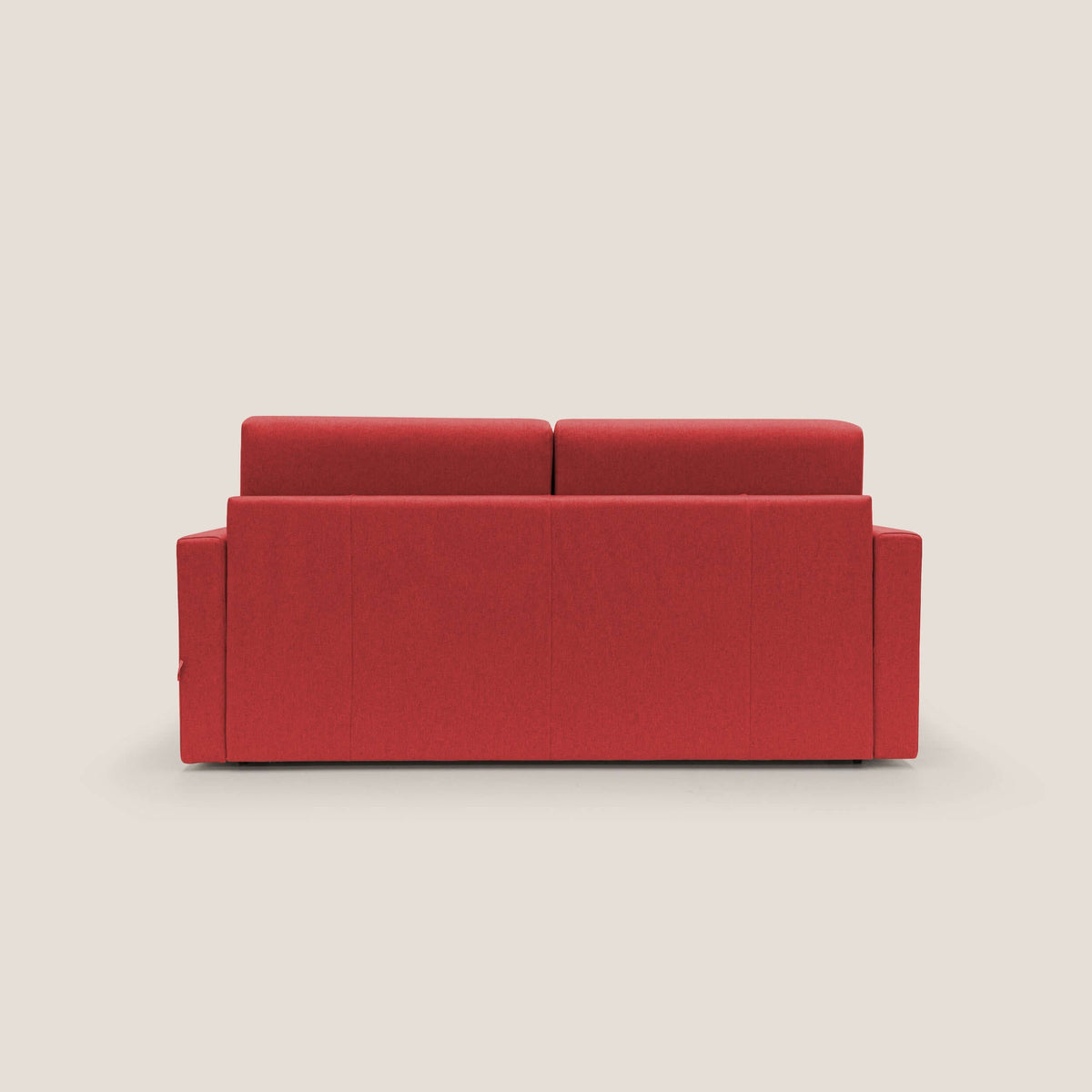 Chris Divano letto matrimoniale in tessuto impermeabile T13 rosso - divitt.sbs