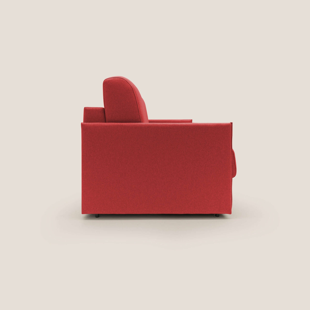Evans Divano letto matrimoniale in tessuto impermeabile T13 rosso - divitt.sbs