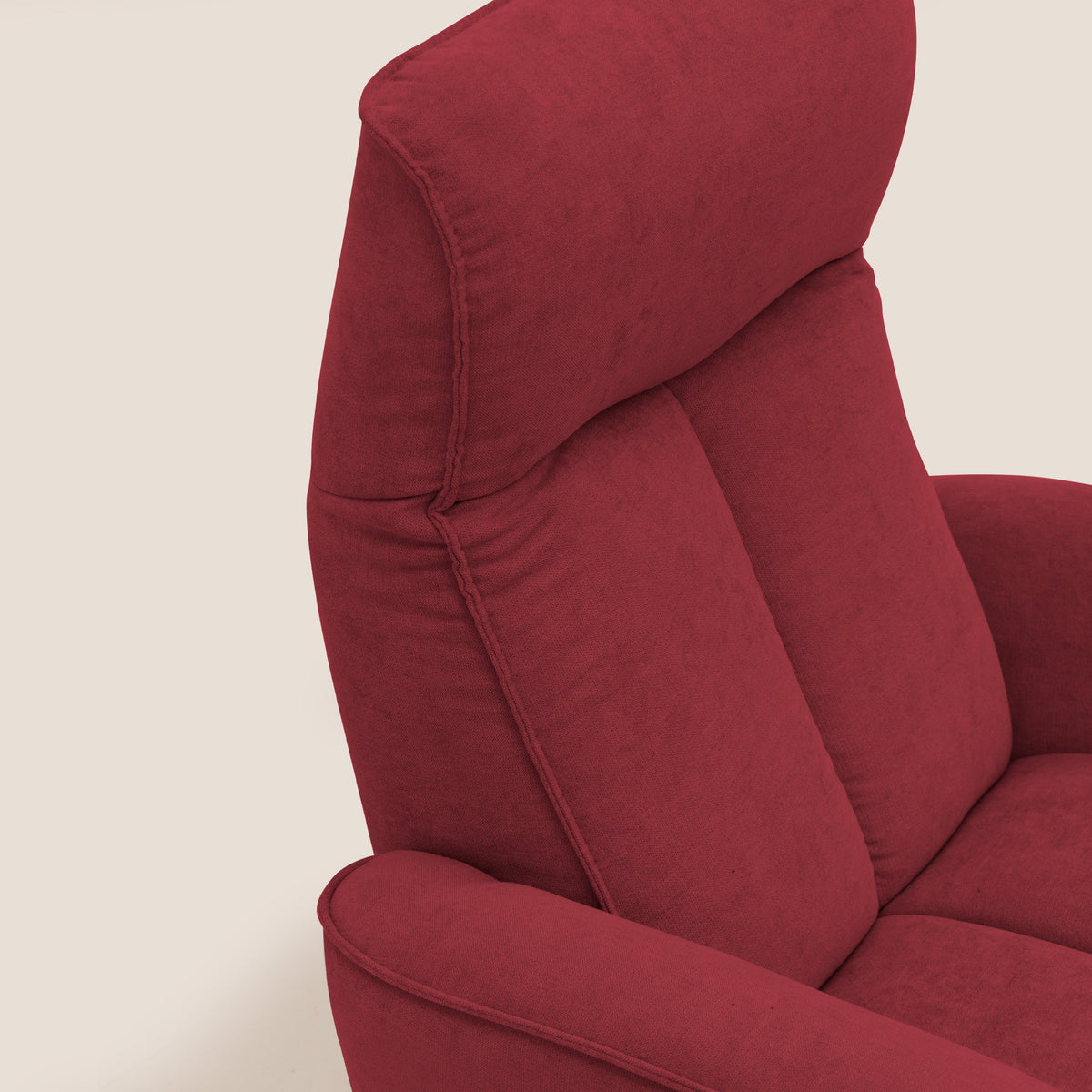 EVA Poltroncina RELAX in morbido tessuto impermeabile T02 rosso - divitt.sbs