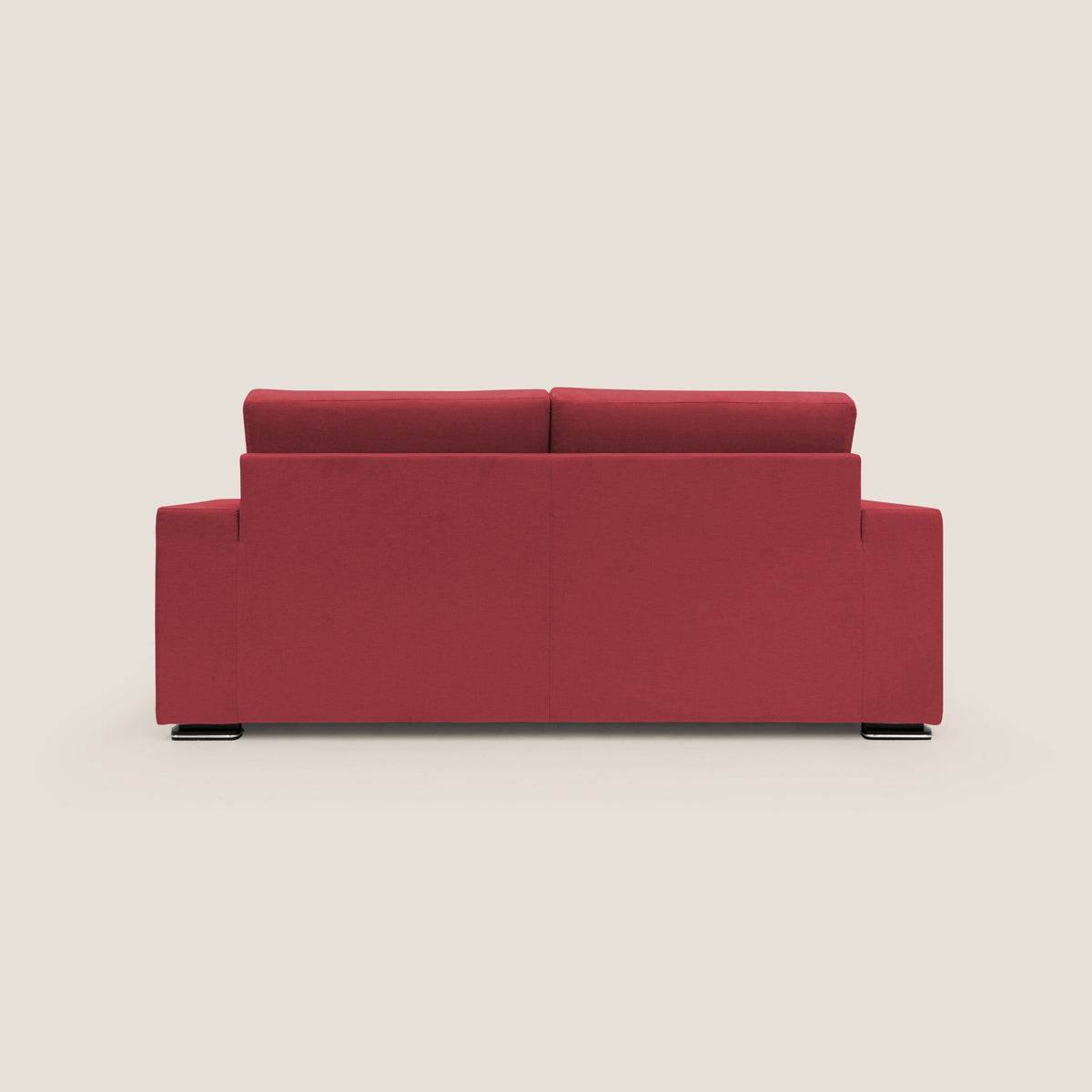 Giove divano in morbido tessuto impermeabile T02 rosso - divitt.sbs