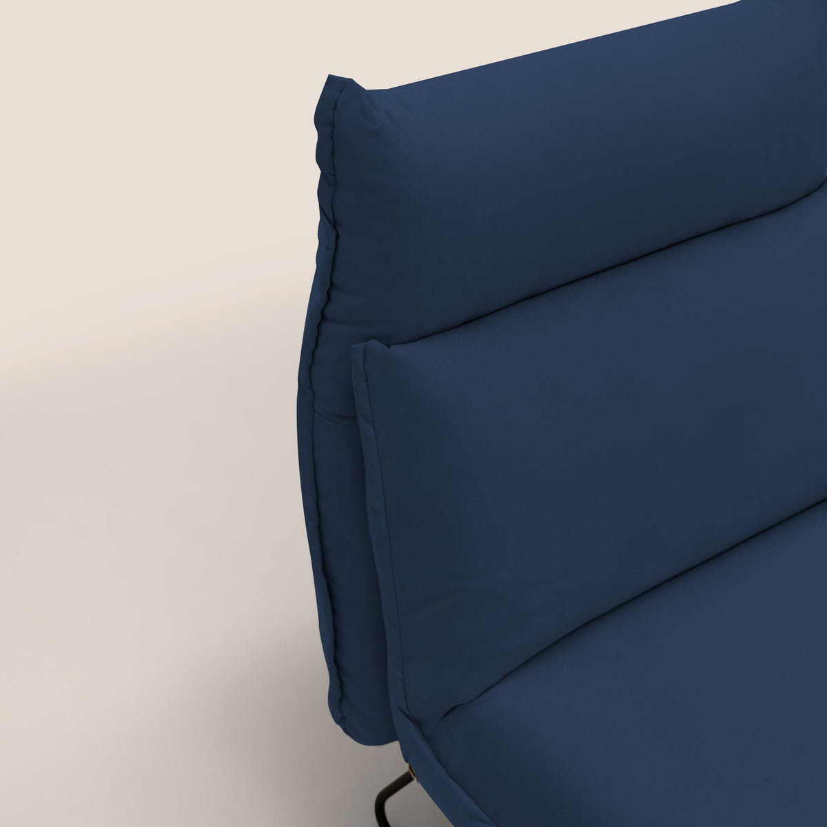 Tessa Poltroncina dal design moderno in morbida microfibra smacchiabile T11 blu - divitt.sbs