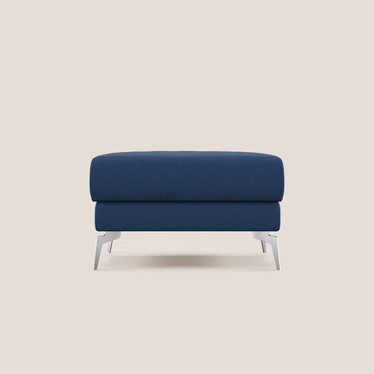 Star Pouf con piedini alti in microfibra impermeabile T11 blu - divitt.sbs
