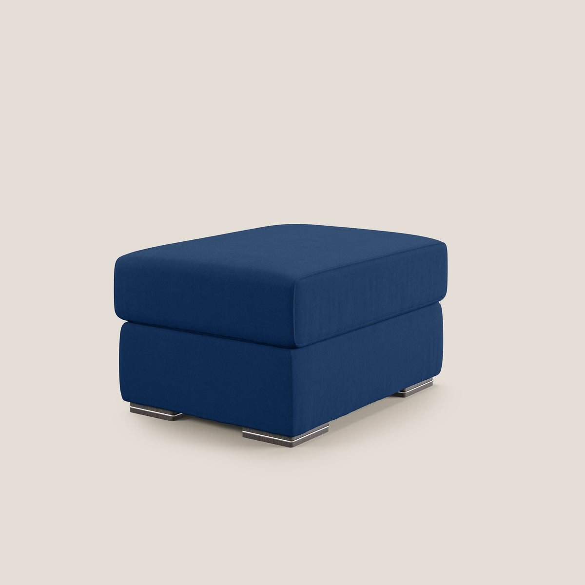 Sun pouf apribile contenitore in microfibra smacchiabile T11 blu - divitt.sbs