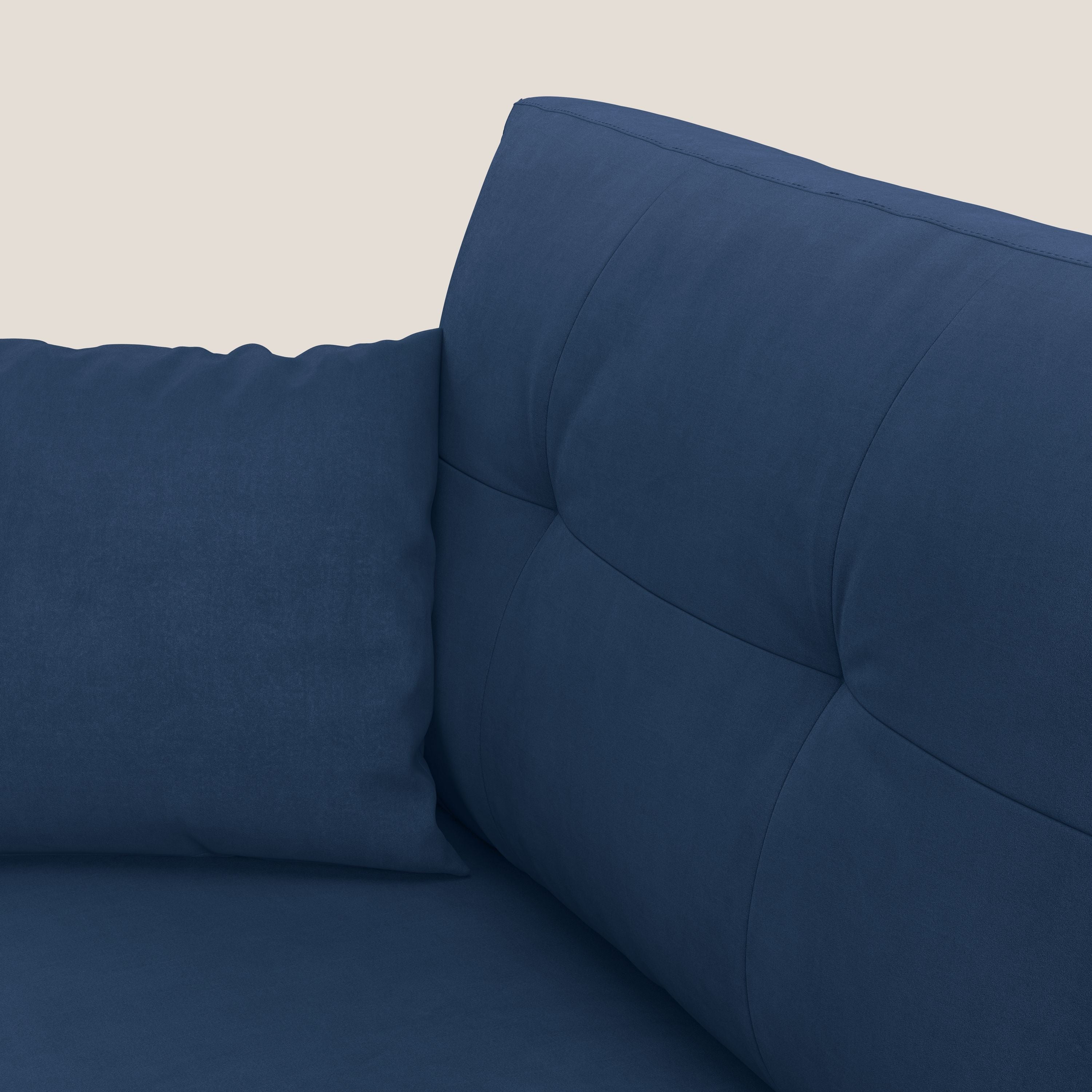 Megan divano letto angolare in microfibra smacchiabile T11 blu - divitt.sbs