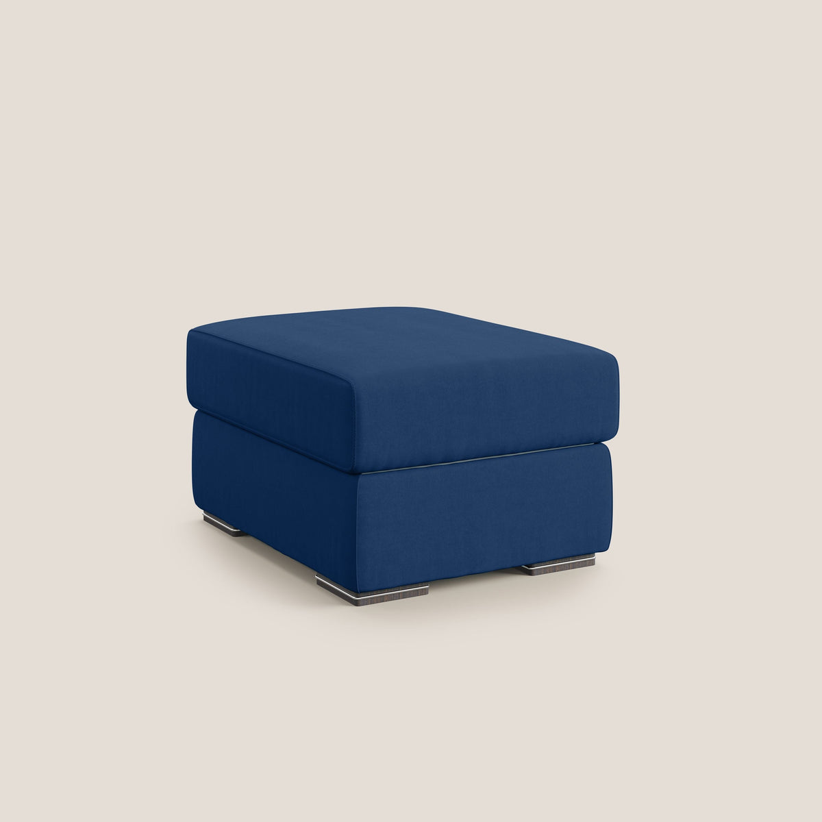 Sun pouf apribile contenitore in microfibra smacchiabile T11 blu - divitt.sbs