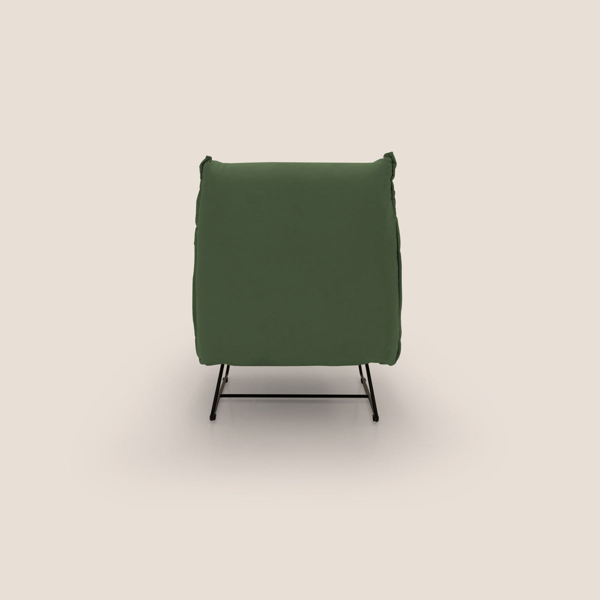 Tessa Poltroncina dal design moderno in morbida microfibra smacchiabile T11 verde - divitt.sbs