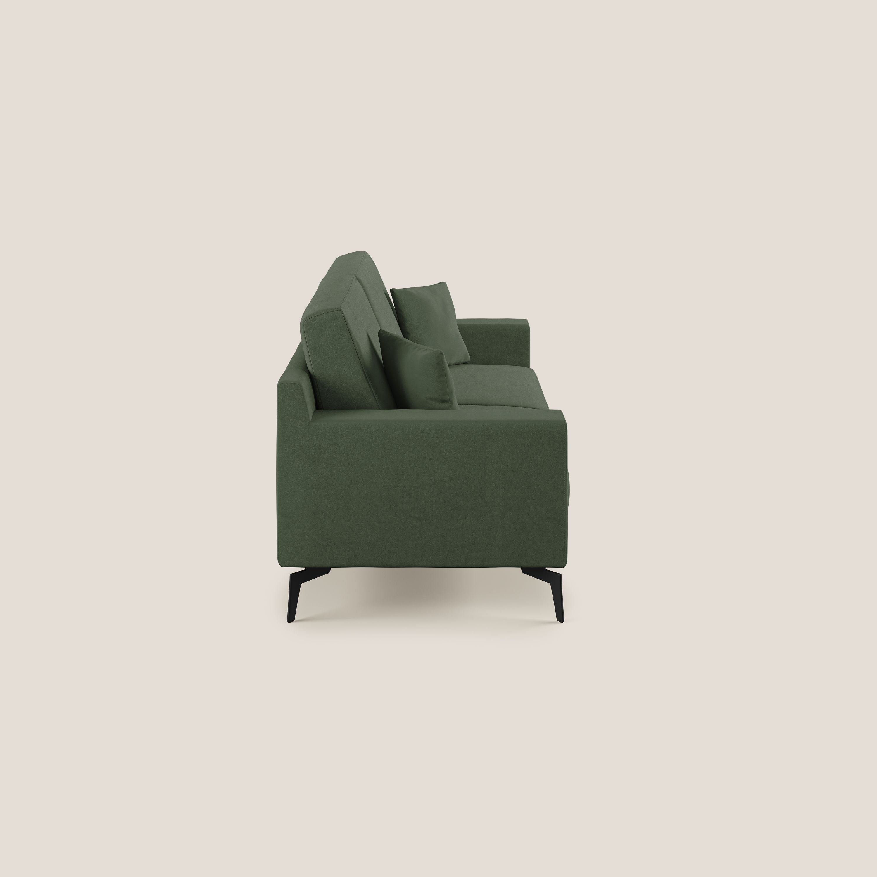 Prestige divano moderno in microfibra smacchiabile T11 verde - divitt.sbs