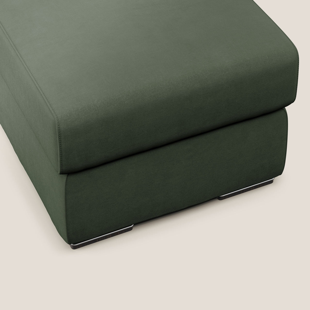 Sun pouf apribile contenitore in microfibra smacchiabile T11 verde - divitt.sbs