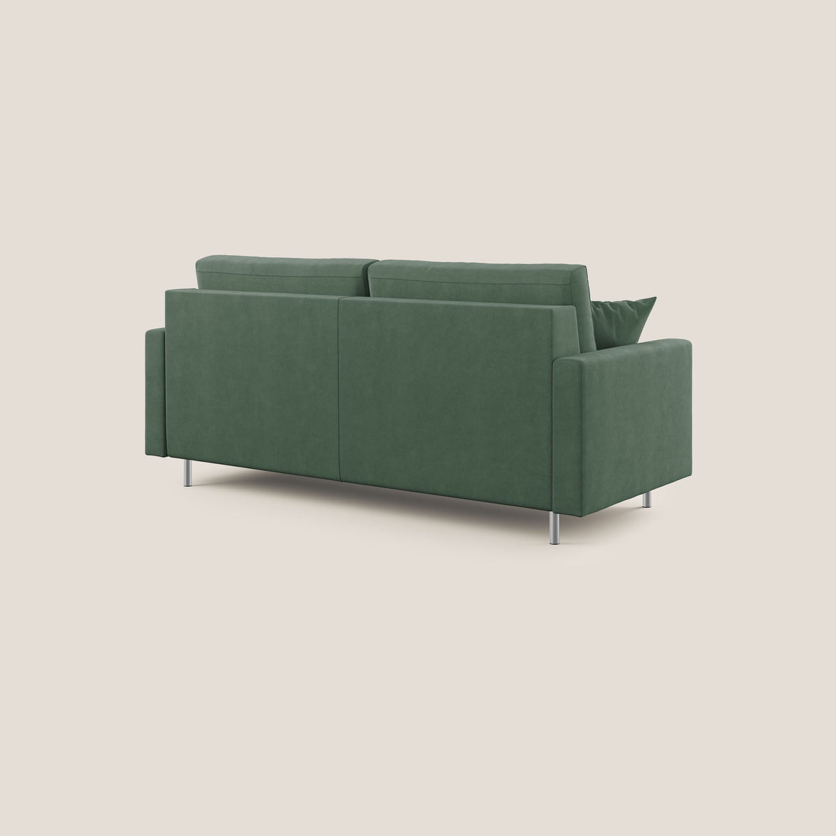 Megan divano letto matrimoniale in microfibra smacchiabile T11 verde - divitt.sbs