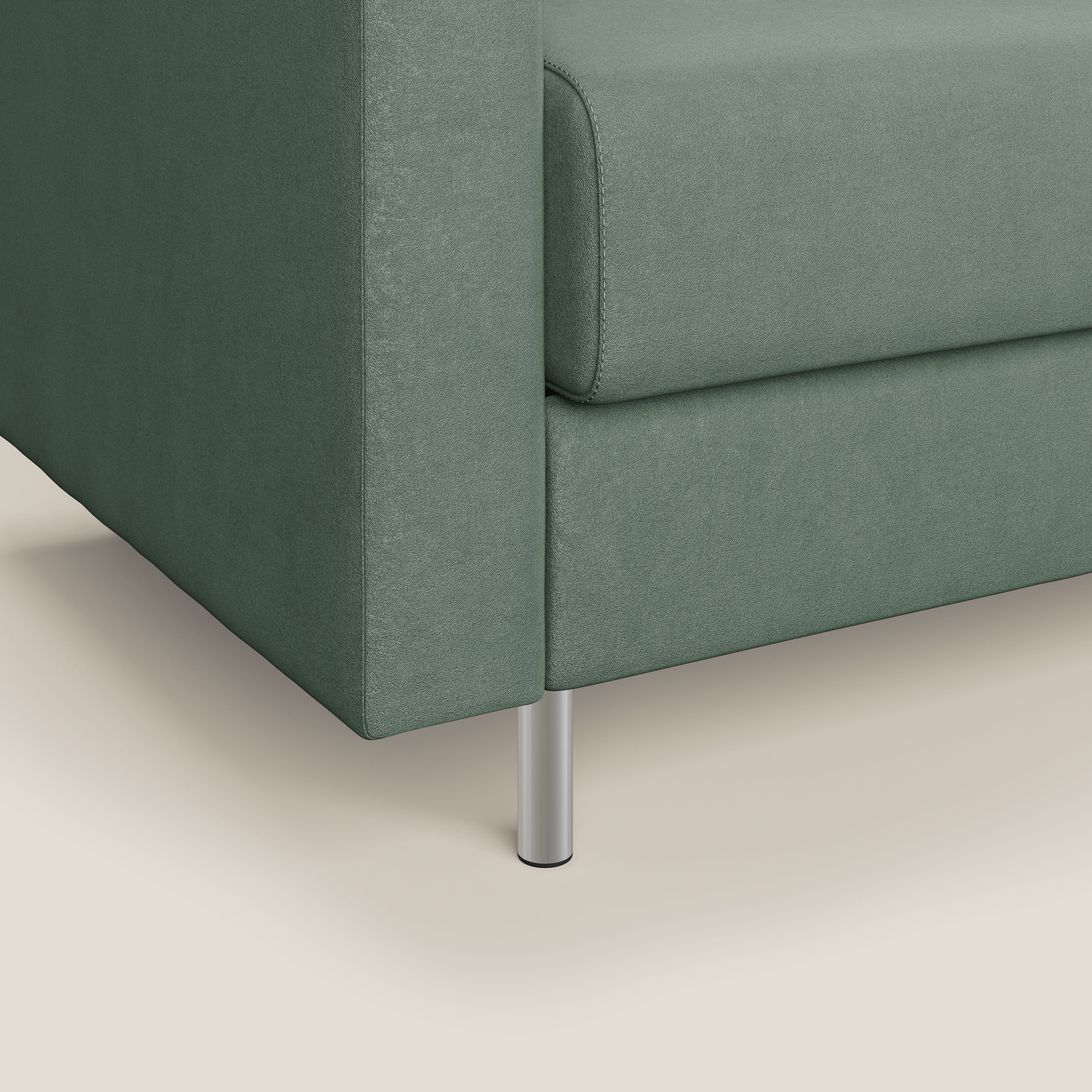 Megan poltrona letto in microfibra smacchiabile T11 verde - divitt.sbs