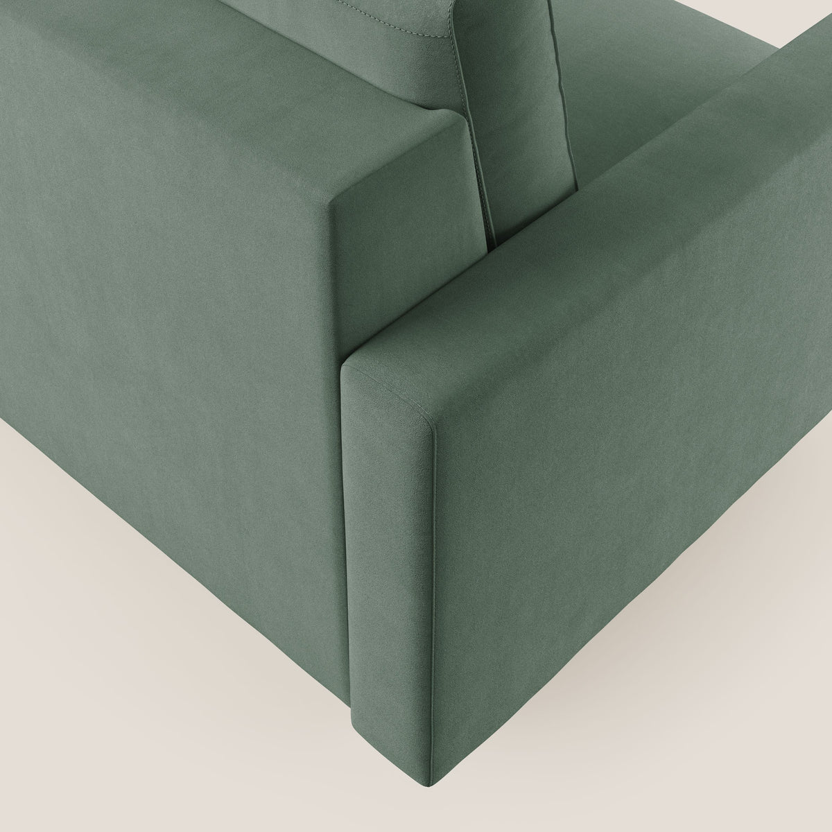 Megan poltrona letto in microfibra smacchiabile T11 verde - divitt.sbs