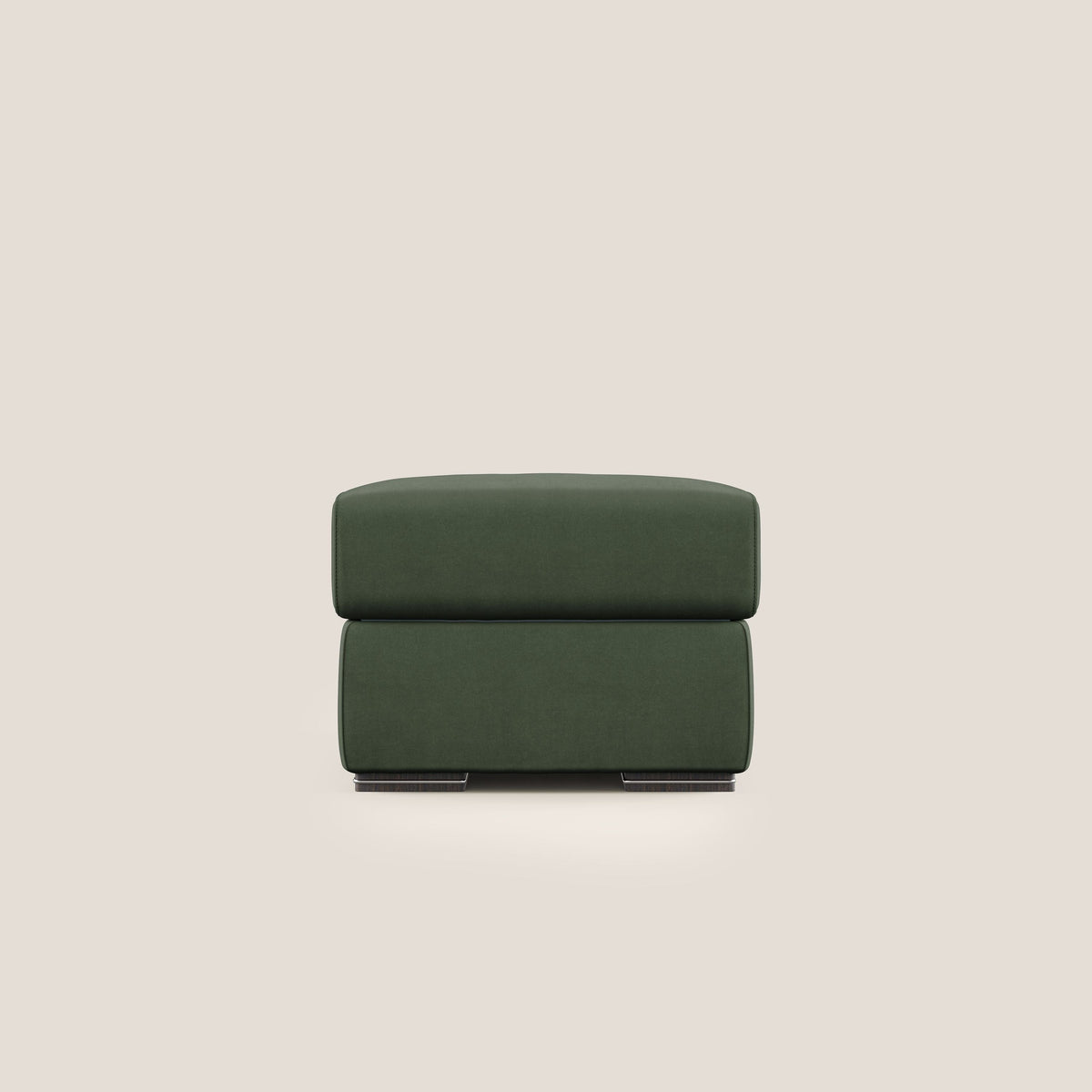 Sun pouf apribile contenitore in microfibra smacchiabile T11 verde - divitt.sbs
