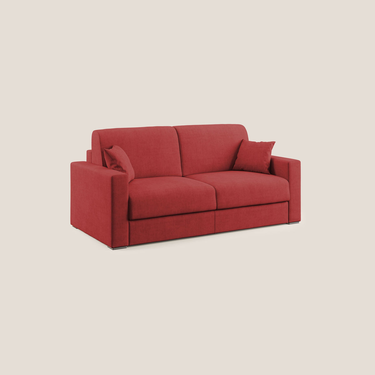 Best Divano letto matrimoniale in tessuto impermeabile T02 rosso - divitt.sbs