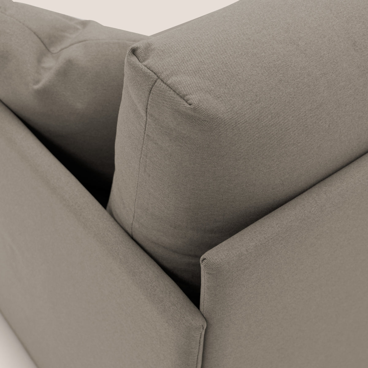 Brera Divano duplex con doppio letto in tessuto simil cotone impermeabile T13 tortora - divitt.sbs