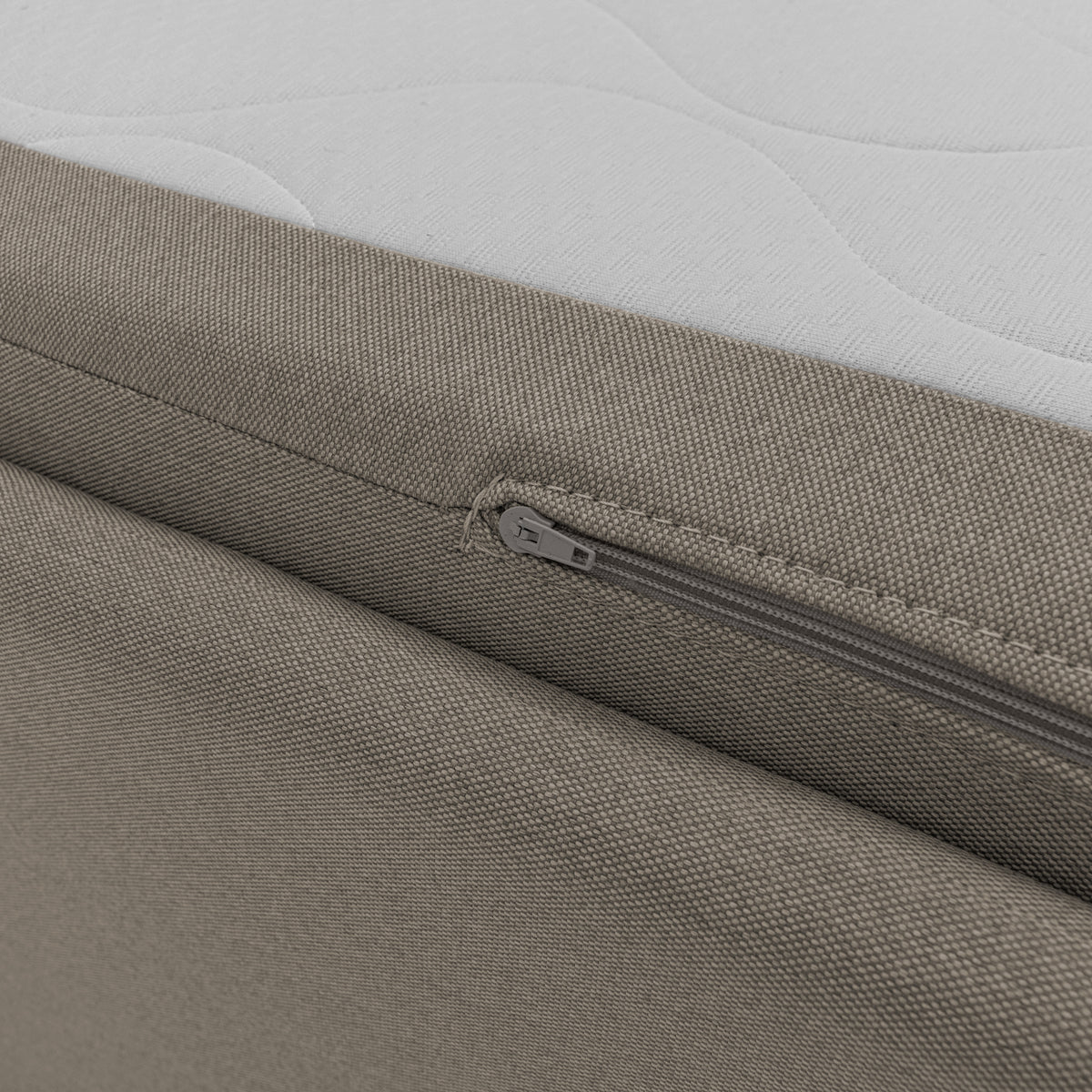 Nolo Divano duplex con doppio letto in tessuto simil cotone impermeabile T13 tortora - divitt.sbs